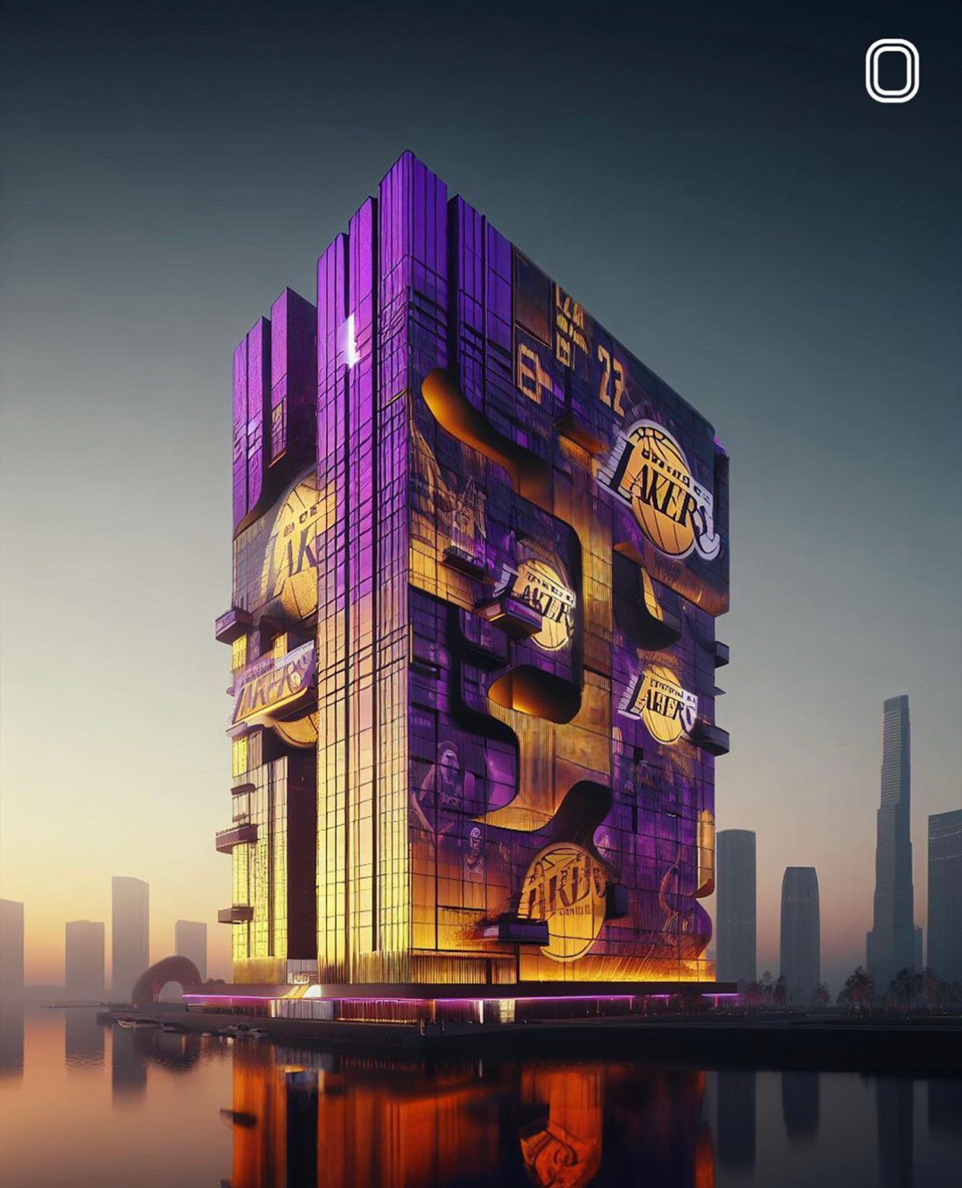 如果NBA球队拥有自己的建筑！🏙️ ​​​
