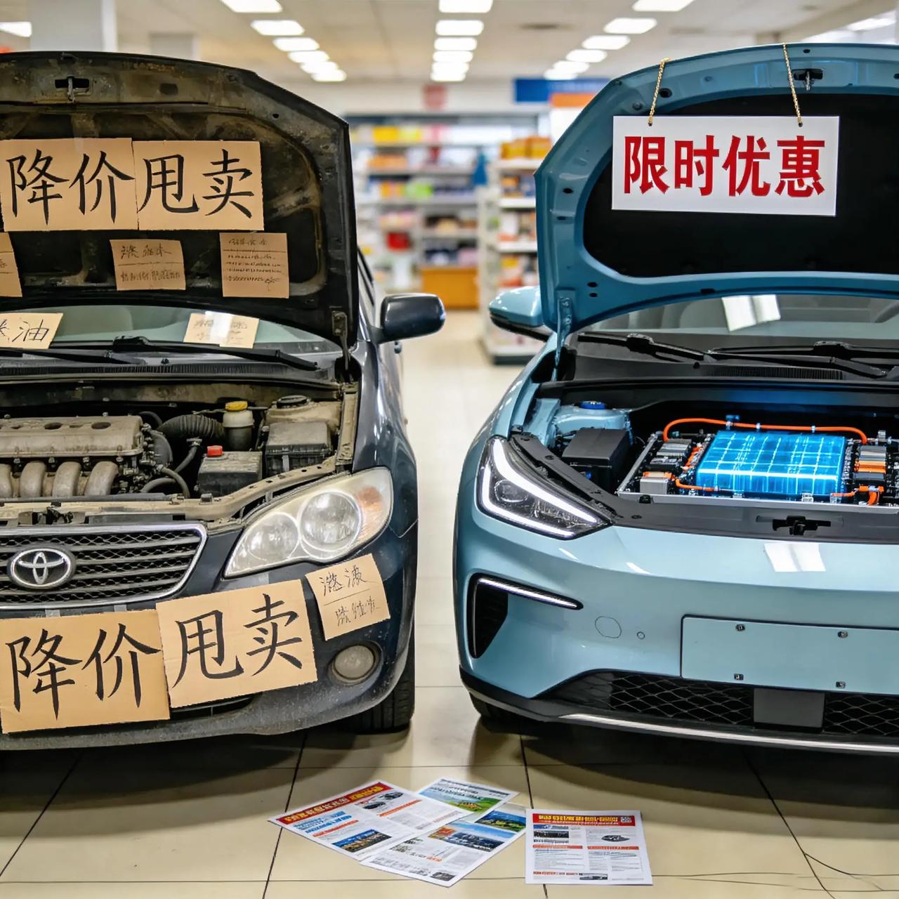 白菜价疯狂甩卖，为何还是救不了燃油车
 
现在燃油车降价内卷，一辆比一辆便宜，