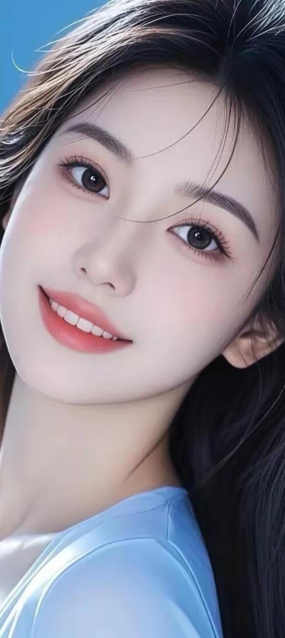 温柔甜美的微笑，散发着青春的气息！🌟✨