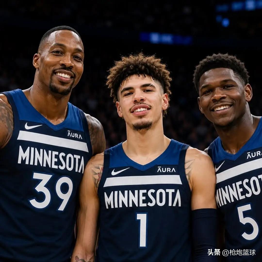 霍华德真幽默啊

前NBA球员霍华德更新Ins，晒出一张跟爱德华兹和拉梅洛-鲍尔