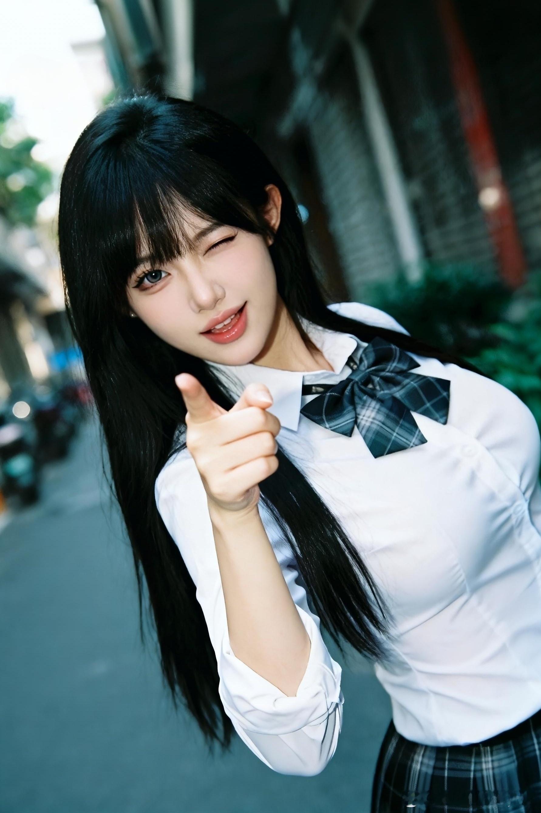 街拍，这种氛围感照片谁不爱呢？有没有精神小妹的感觉？其实我就是试试啦！🤪行摄漫