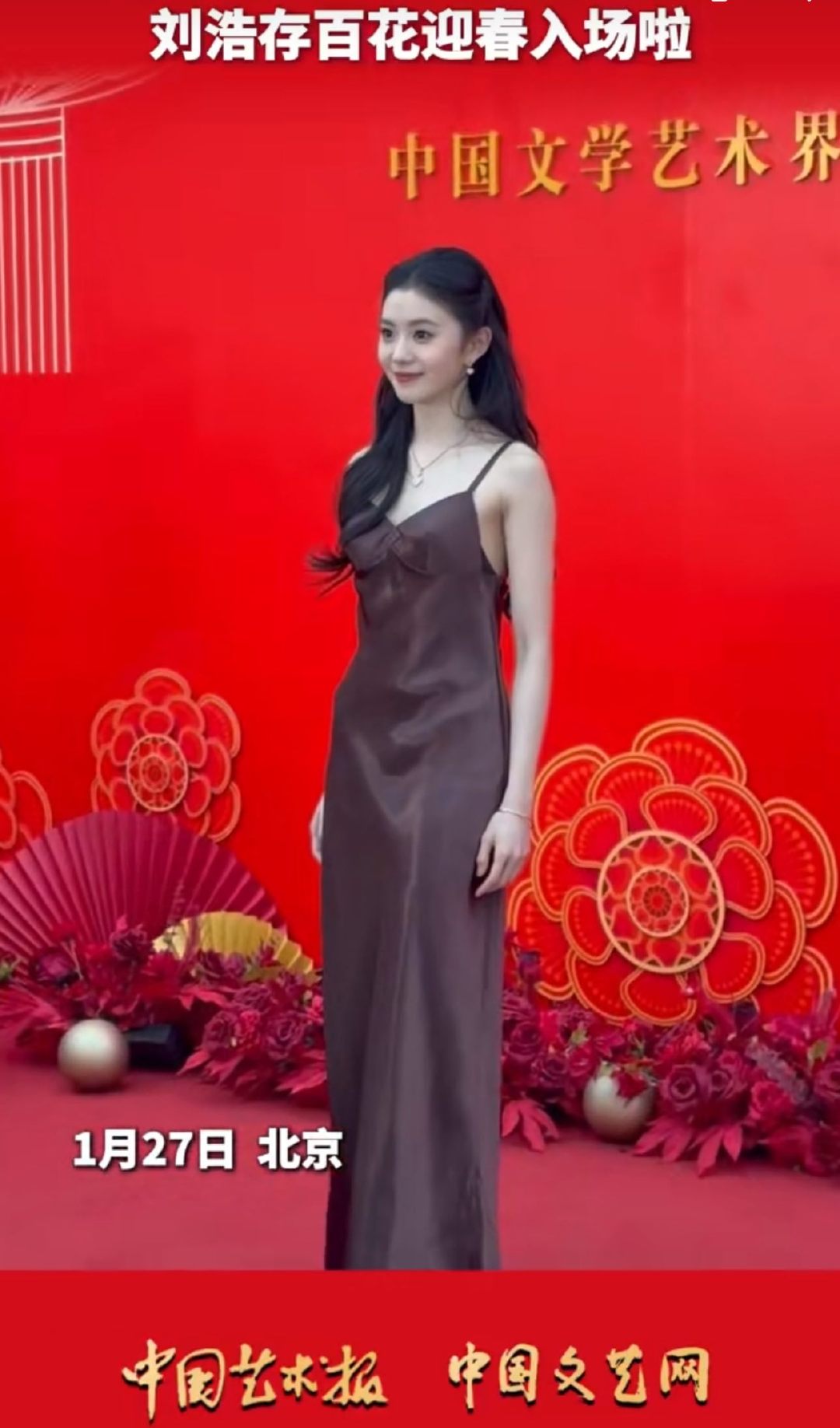 刘浩存百花迎春晚会造型刘浩存百花迎春晚会 漂亮存 