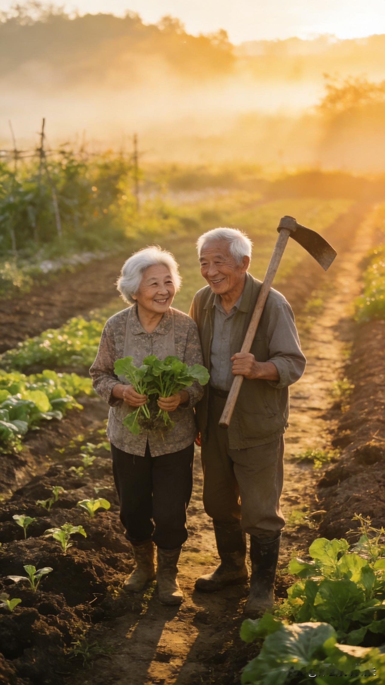 84岁老爸83岁老妈，死守6亩地不肯歇，看完我破防了
 
网友留言说：
我老爸8