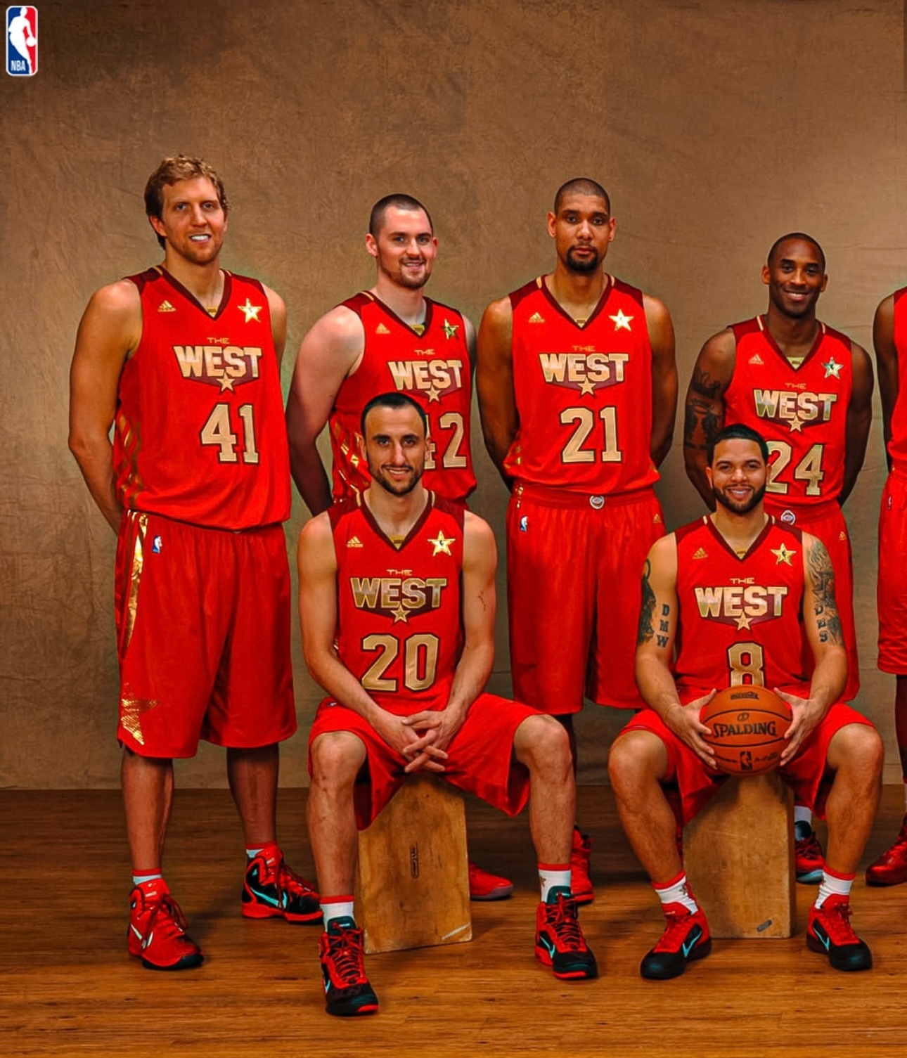 篮天下 这西部全明星阵容，太硬了！Images via  nbalatam 四川