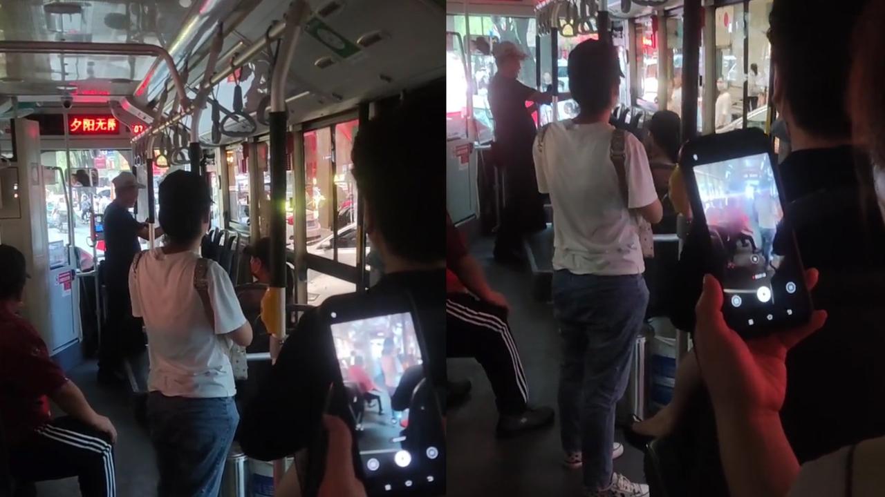 【男子拒付1元公交费大骂司机惹众怒，遭车上众人“炮轰”】7月7日，吉林通化，男子