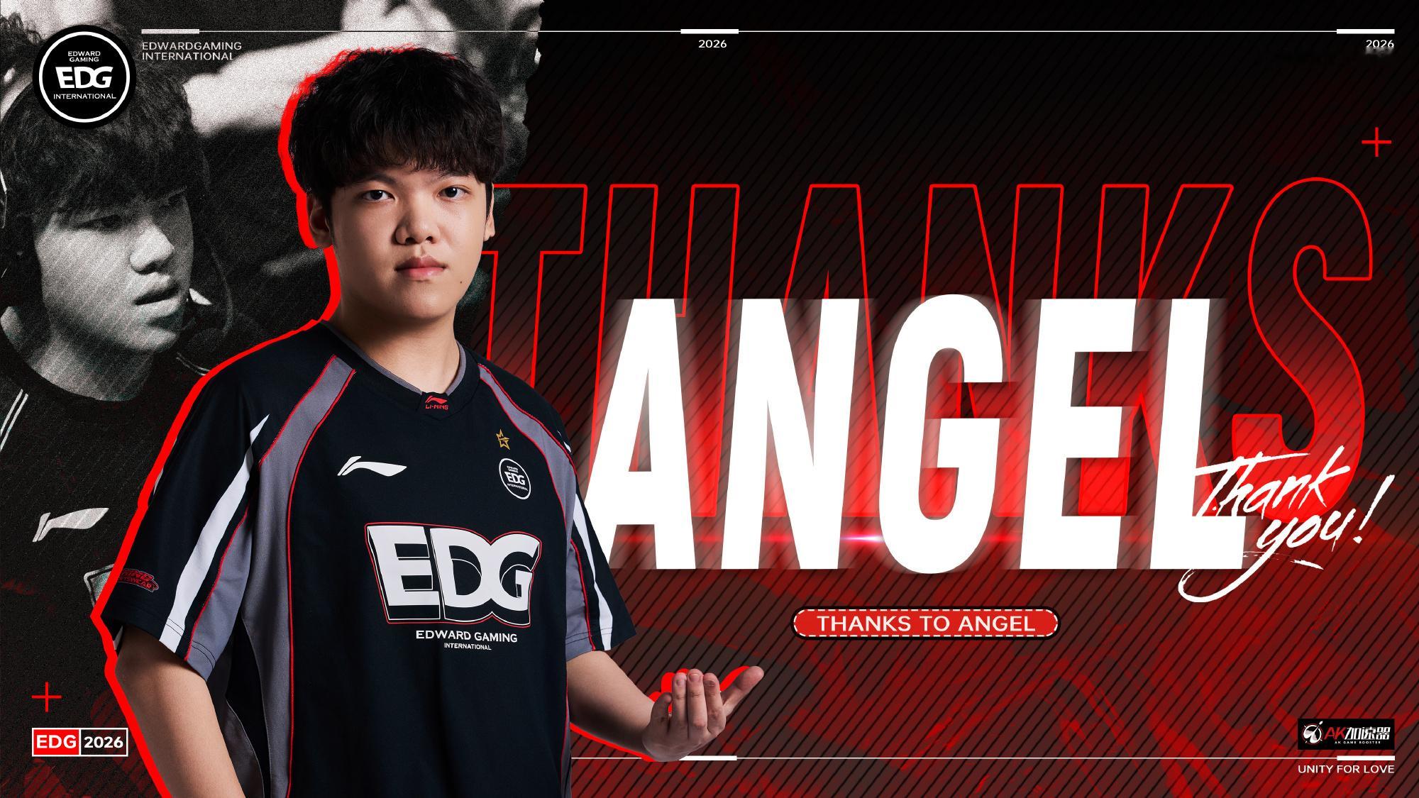 今天EDG的两条人员变动：Jwei跟Angel离队 