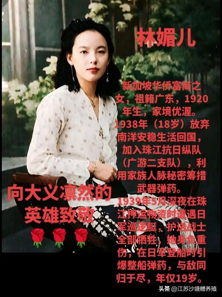 日军登船那一刻，她点燃了弹药箱：谁说女子不如男？
——记南洋归国抗日女战士林媚儿