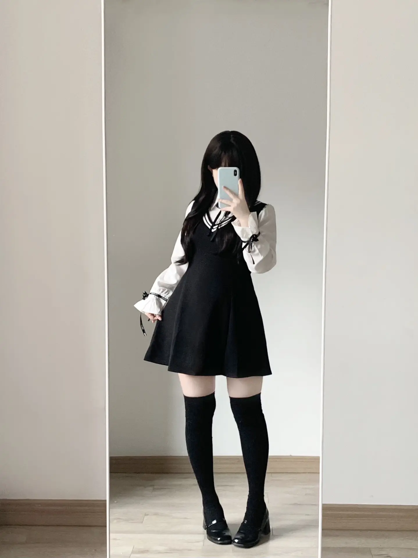 学院风小黑裙～
