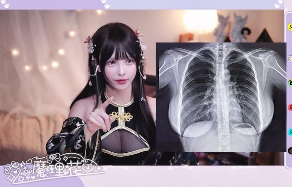 台湾一位女主播和观众打赌输了，答应给对方看沒衣服的露骨照… 
