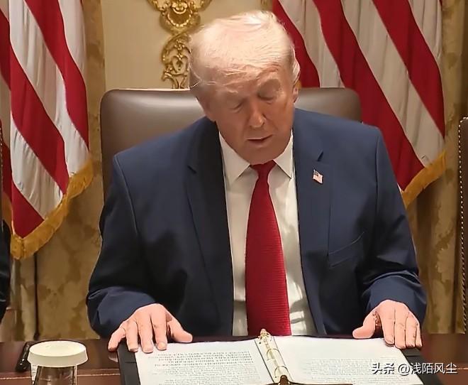 特朗普:“英国方面三周前说，我们会派出我们的航空母舰，顺便说一句，还不是最好的航