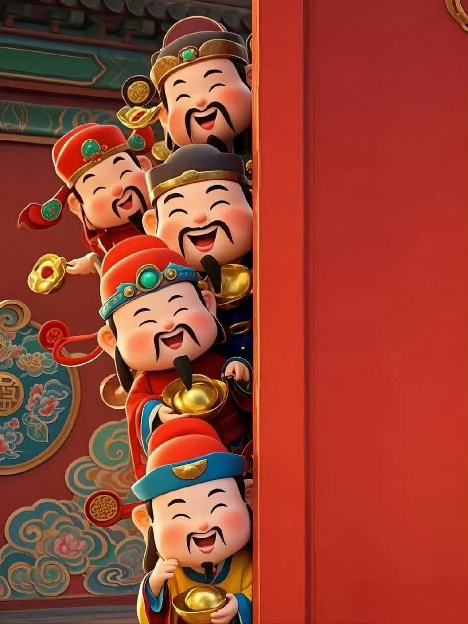 五路财神临门啦