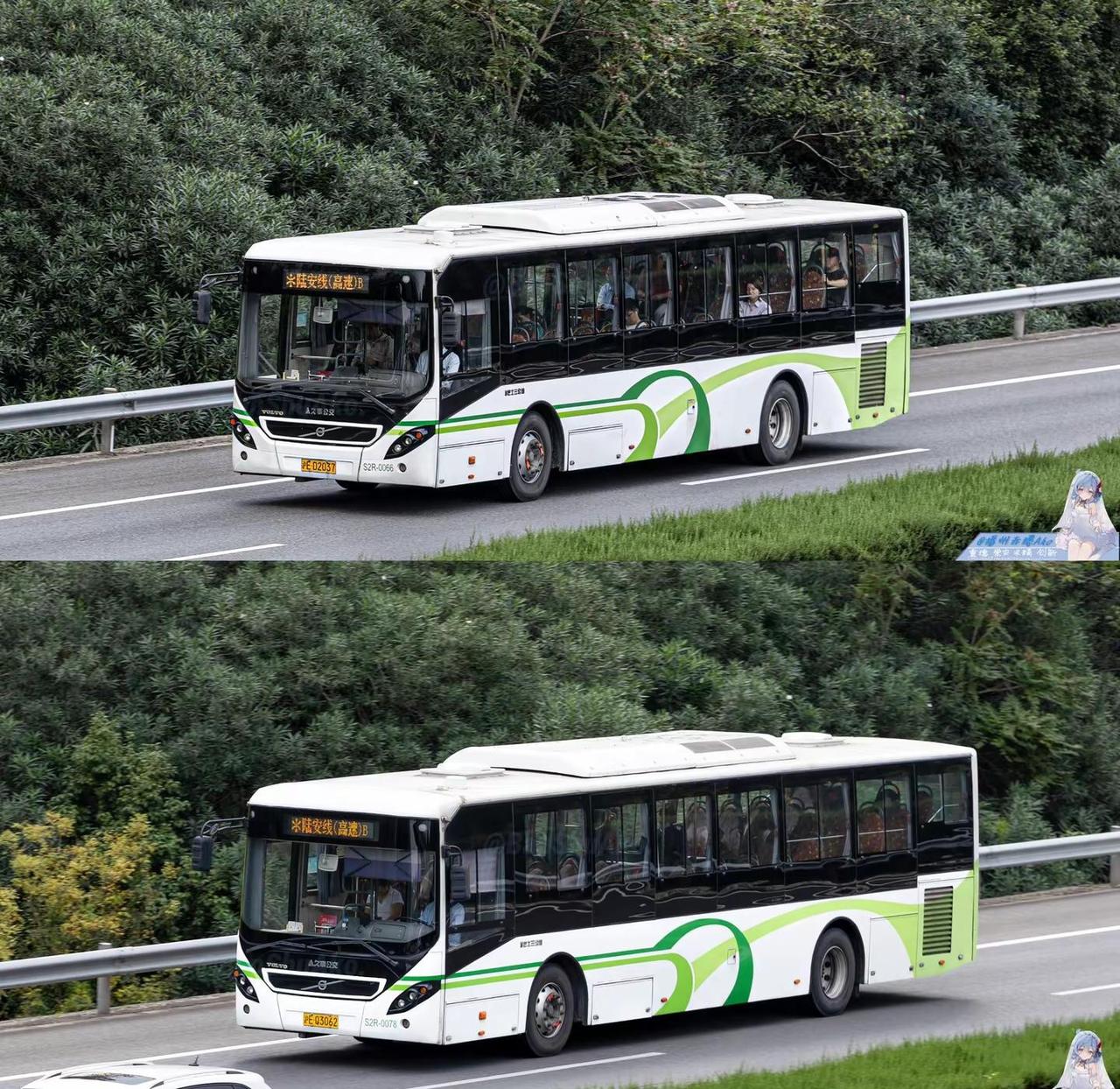 VOLVO 7900 👋🏻👋🏻。10月10日晚21点左右，随着陆安线高速