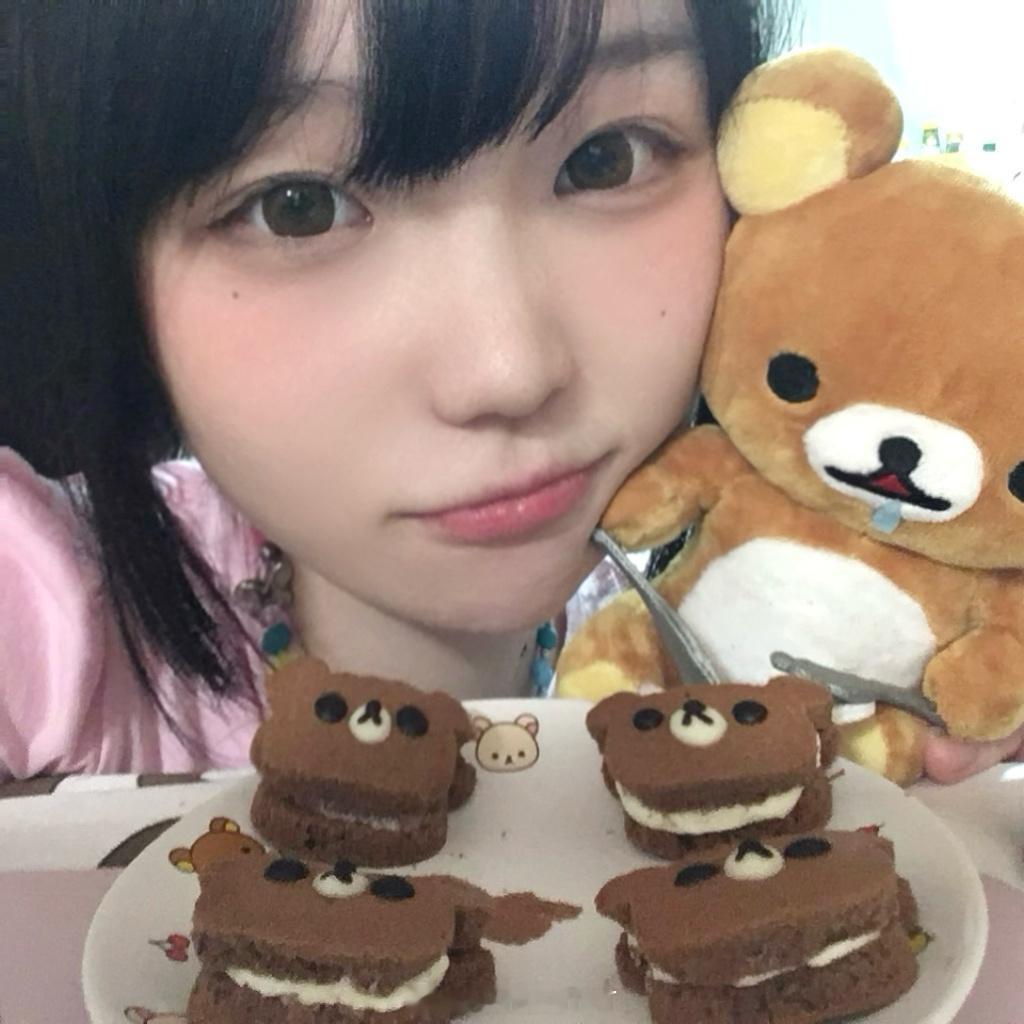 烤了轻松熊小蛋糕[吃馕] ​​​