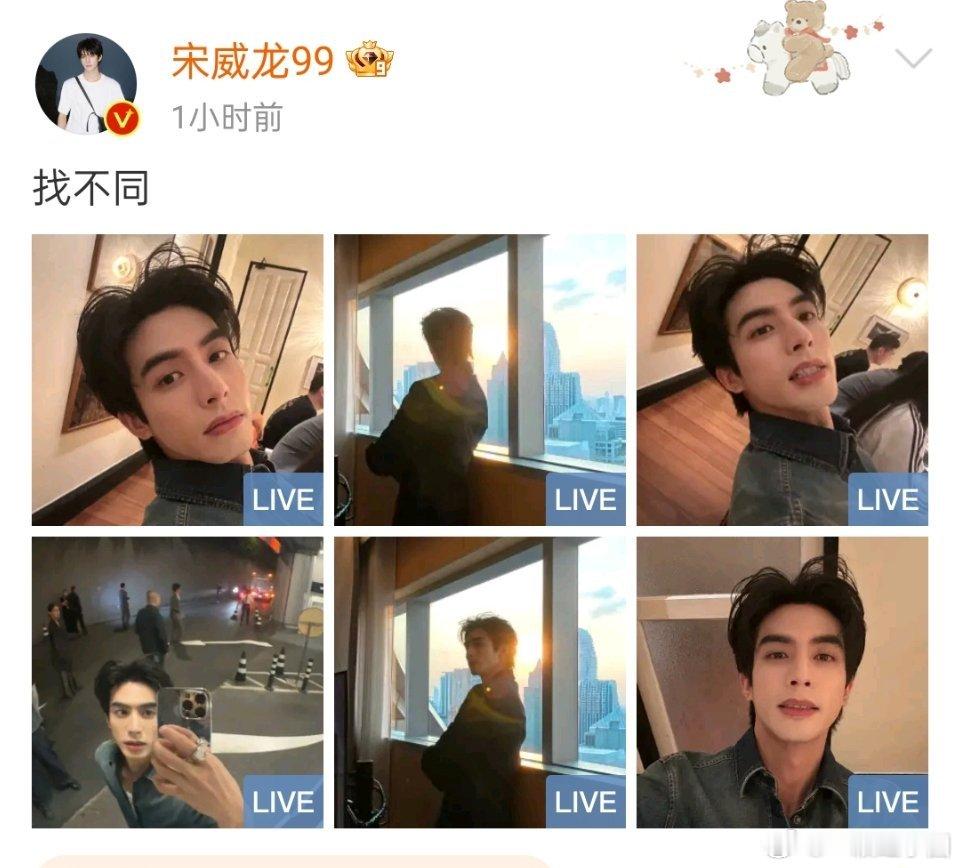 宋威龙自拍找不同小辣条天天被大帅哥这么宠着，超幸福呢吧？ 