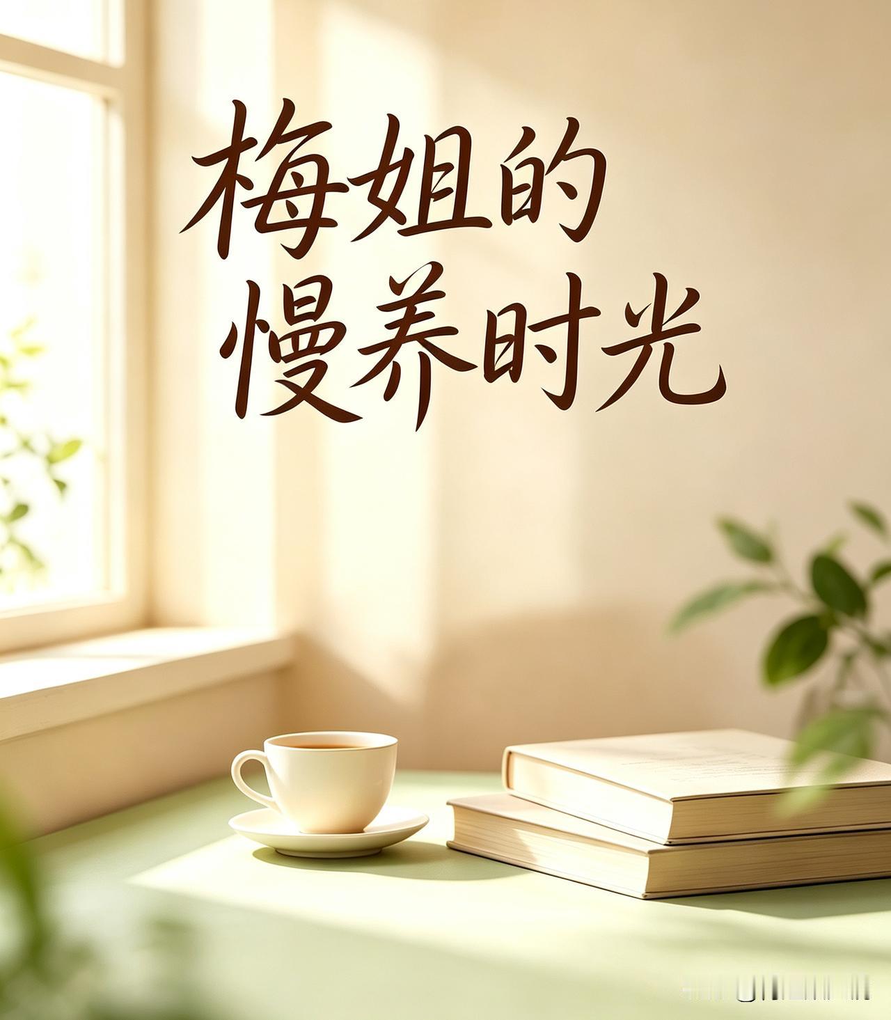 ✨欢迎来到梅姐的慢养时光
 
摒弃浮躁，不求速成。
分享居家养生心得，书写岁月沉