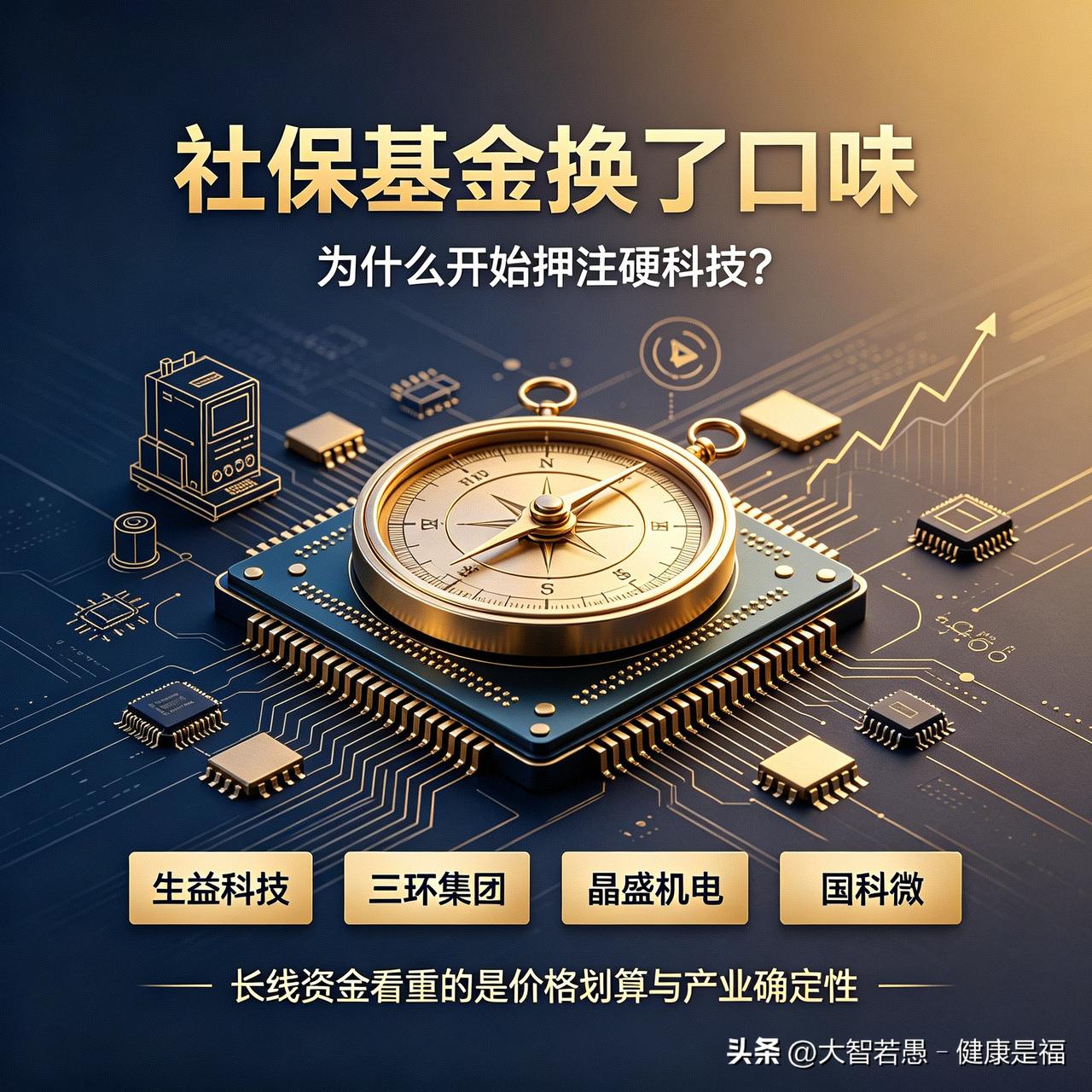 社保基金换了口味：最会过日子的钱，为什么突然押注硬科技？
 
社保基金出手了，买