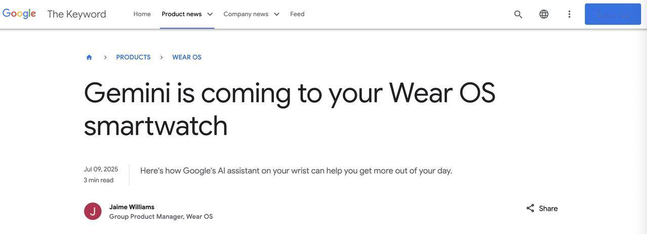 Gemini 即将登陆 Wear OS，智能手表 AI 时代正式开启？

Goo