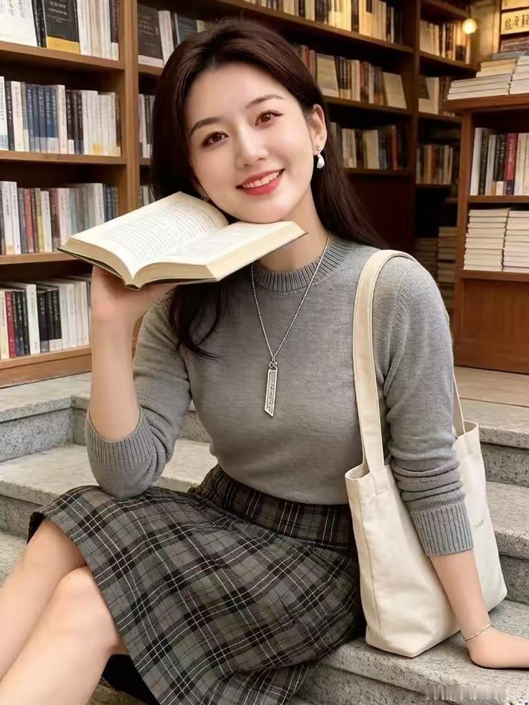 忆秦娥·书隅清赏
晴光暖，
荫遮石阶人闲看。
人闲看，
衫轻囊静，
玉链光转。