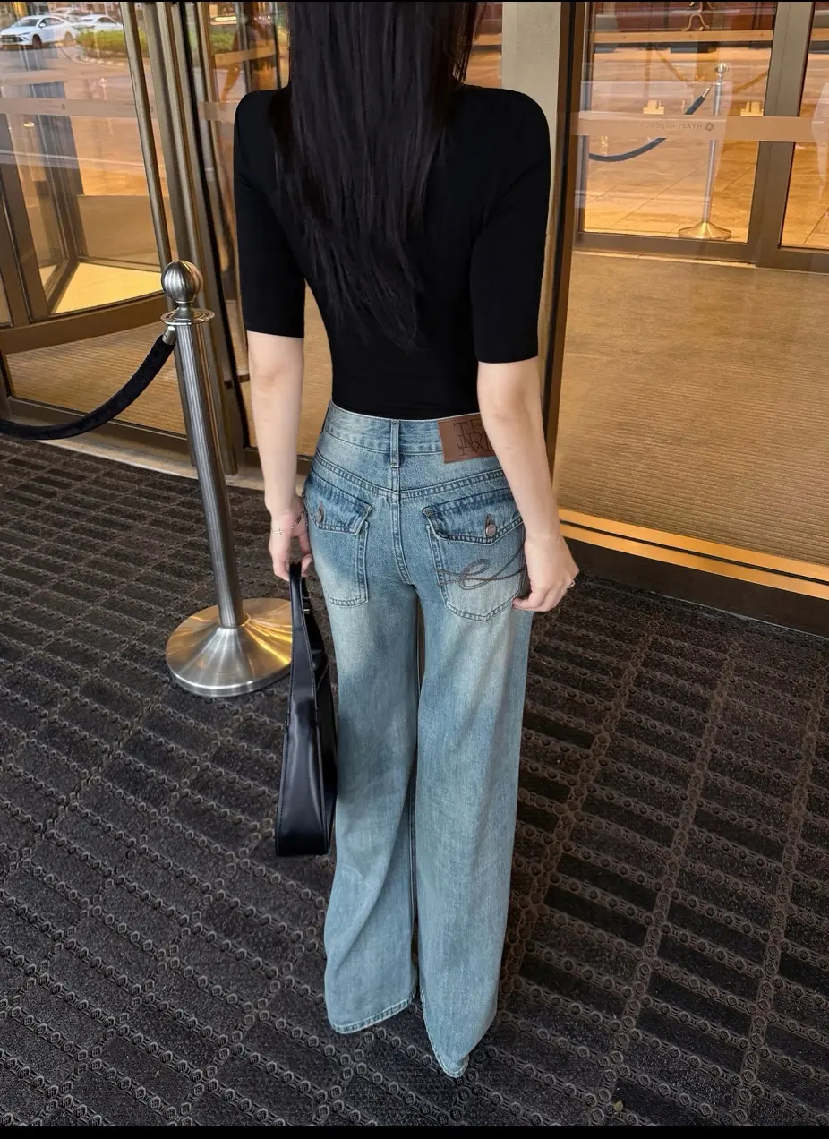 紧身牛仔裤 牛仔裤穿搭 显瘦显高显气质 牛仔裤 夏日牛仔裤穿搭大赏