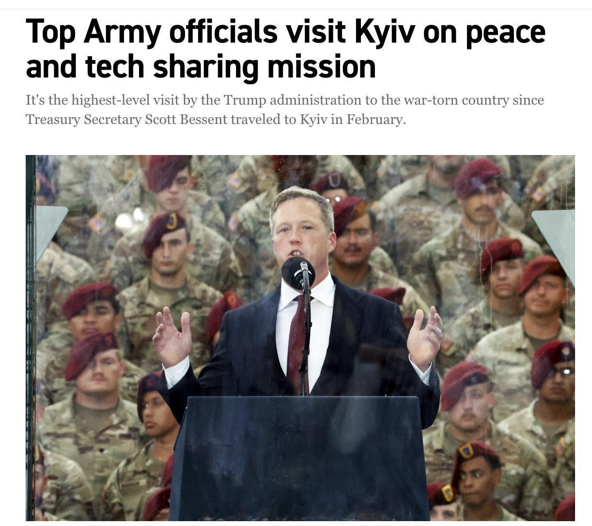 看样子乌克兰这是真打不下去了啊？ 五角大楼代表抵达基辅，讨论和平谈判 — Pol