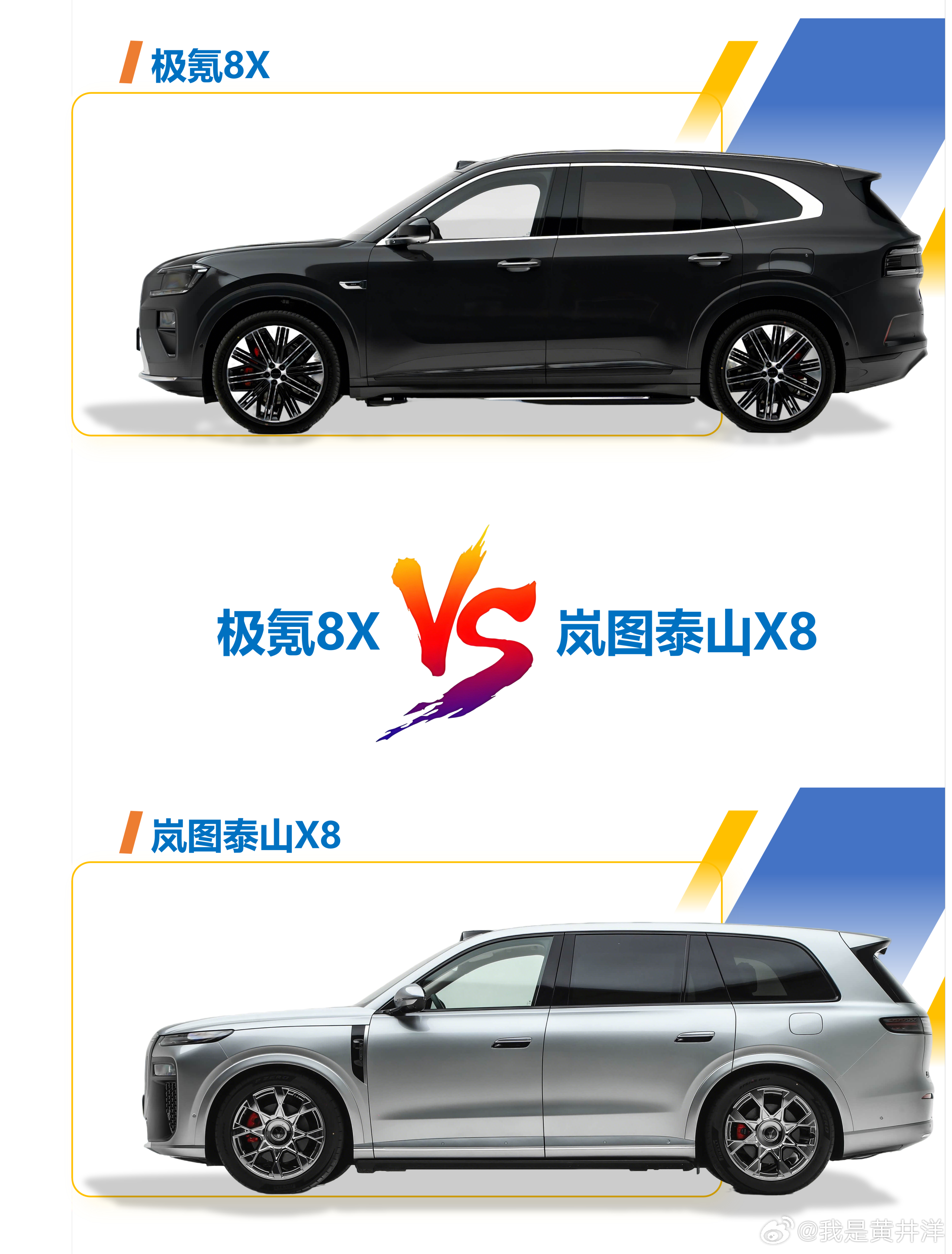 极氪8X和岚图泰山X8怎么选？极氪8X：极氪8X定位大五座SUV，车长5108m