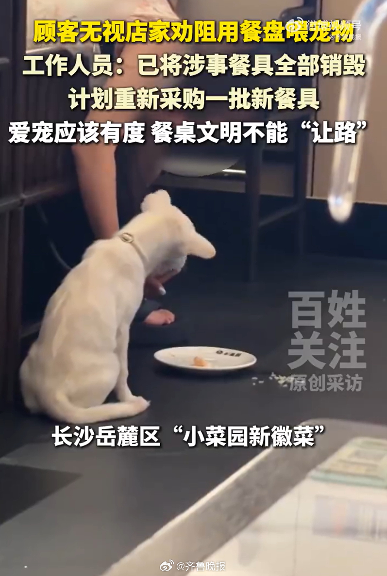 #小菜园将在所有门店贴禁带宠物标识#【#小菜园发布用餐盘喂狗事件情况说明#】8月