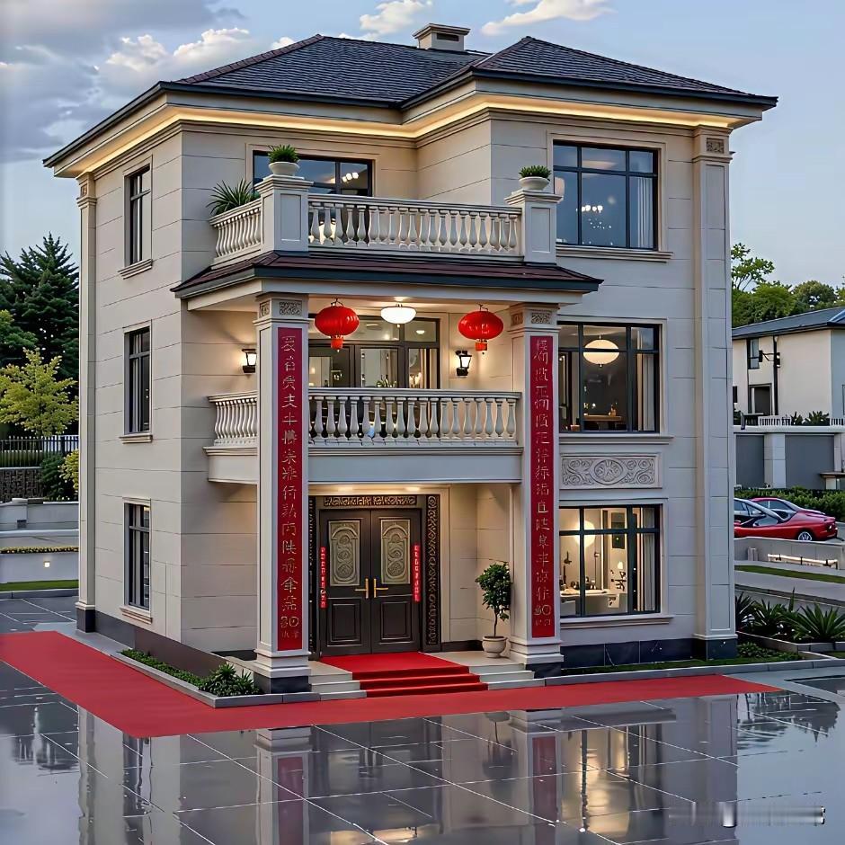 有网友问广东的朋友？如果在老家建一栋这样的房子，45万能不能搞得出来？我看了一下