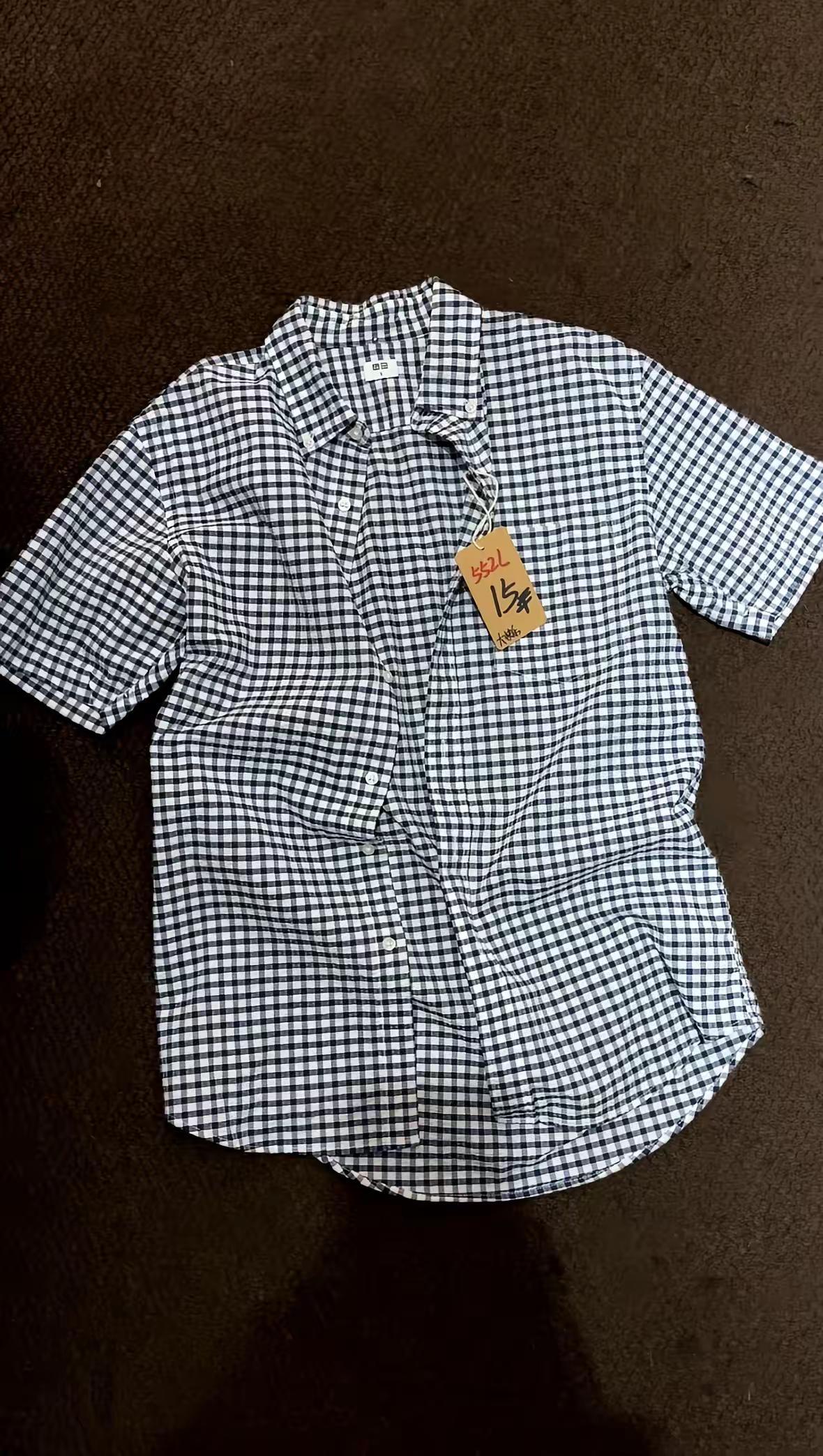 人一旦穿过优家的衬衫就定型了。衬衫 短袖