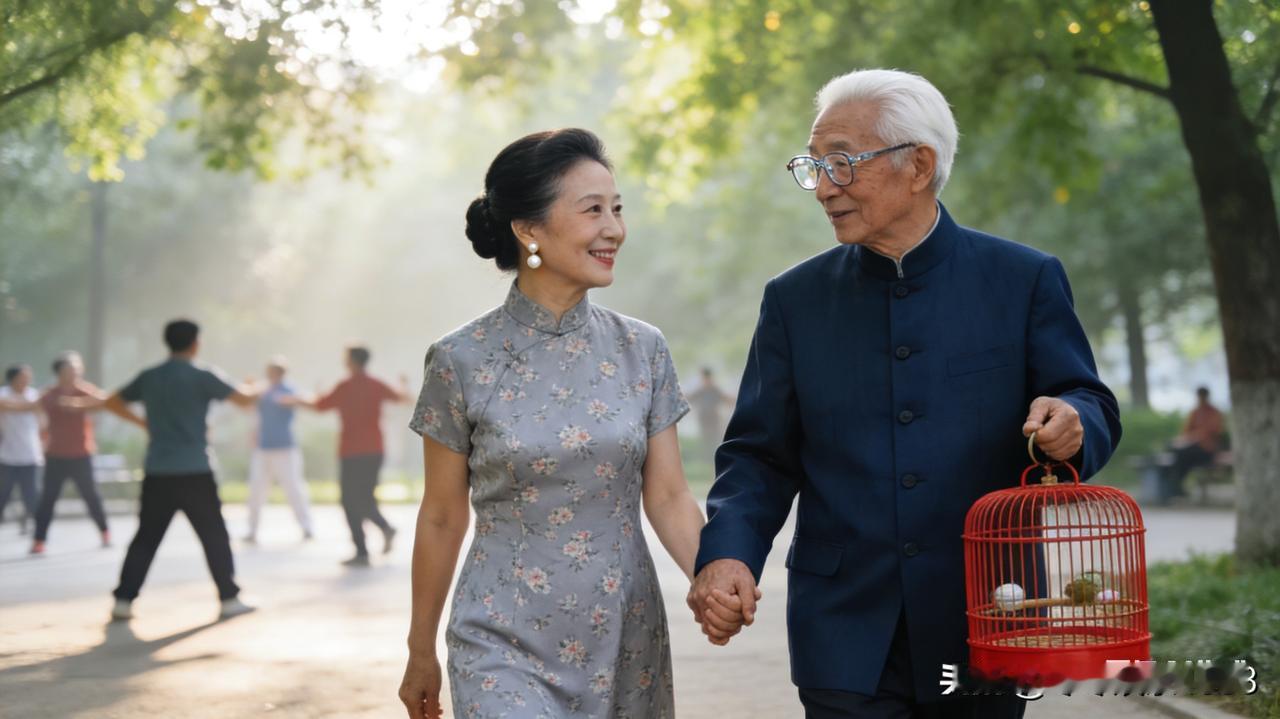 小区里张大爷和李奶奶总被人说起。张大爷退休后独居，每天清晨雷打不动去公园遛弯、下