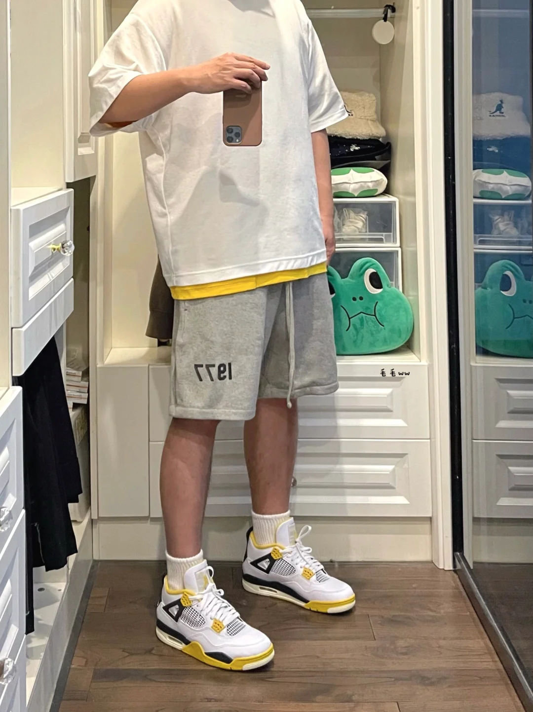 乔四白橙｜短裤穿搭