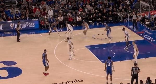 逐帧拆解：乔治手感滚烫&狂射9记三分，32+5+5助队大胜P1：VJ抓下前场篮板