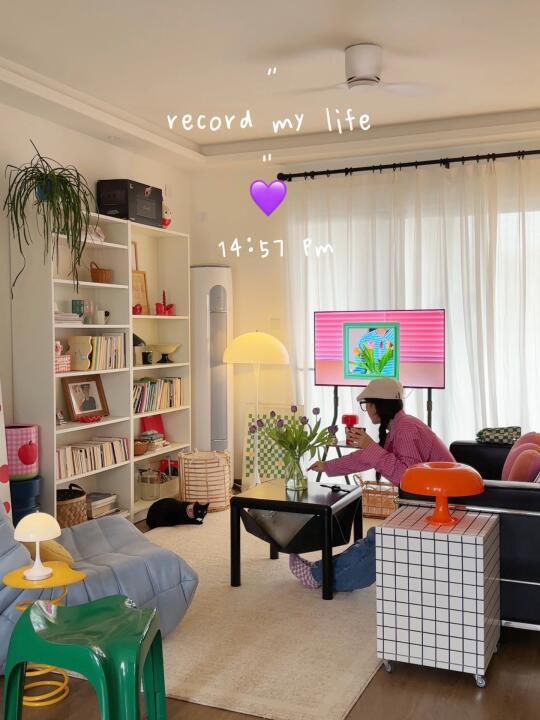 plog🏠*🎀♡↝是小猫咪跟我都满意的家呀！