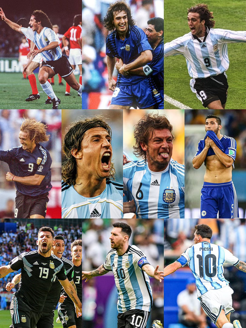 🇦🇷⚽️以下是最近几届世界杯上为阿根廷国家队打入首球的阿根廷球员：⚽️佩德罗