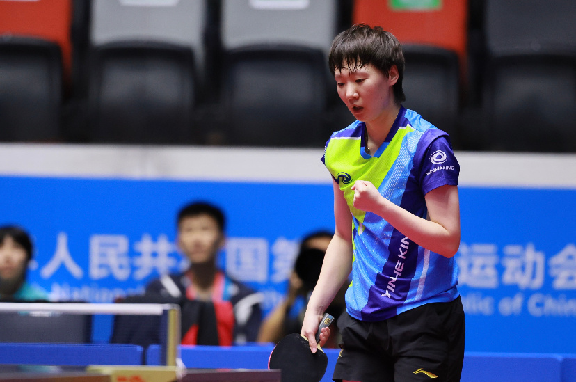 王曼昱全运会成功晋级八强王曼昱在全运会乒乓球女单1/8决赛中，以4比1战胜江苏队