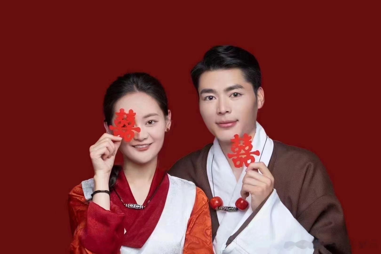 祝福祝福[烟花][烟花][烟花]恭喜领证快乐🎉祝福木雅兄弟：贡呷让布，新婚愉快