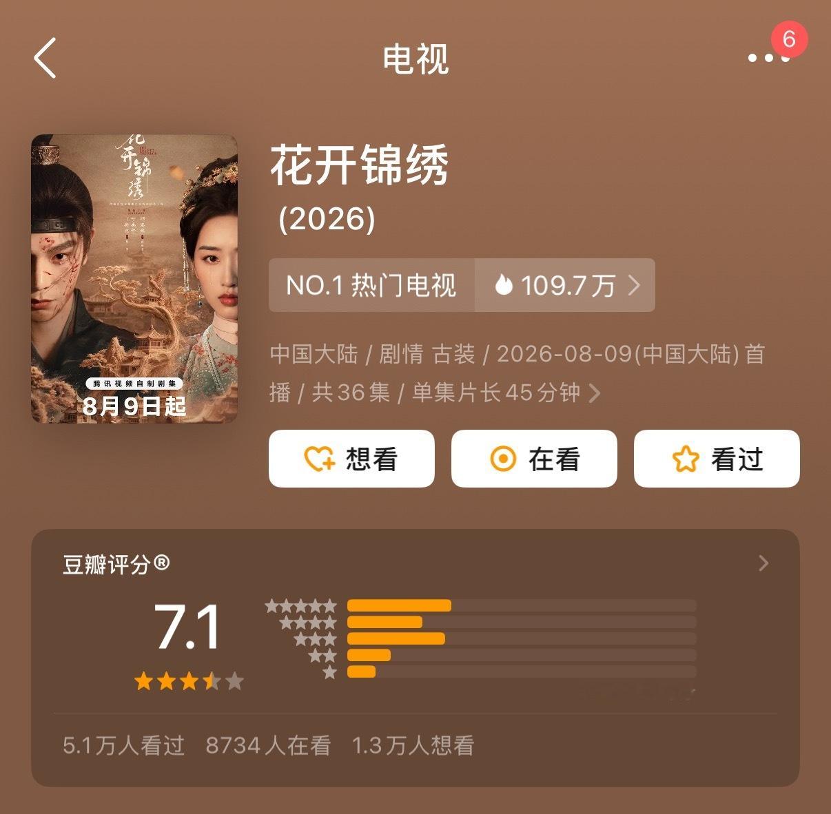 花开锦绣这个开分完全值得！！！！！ 