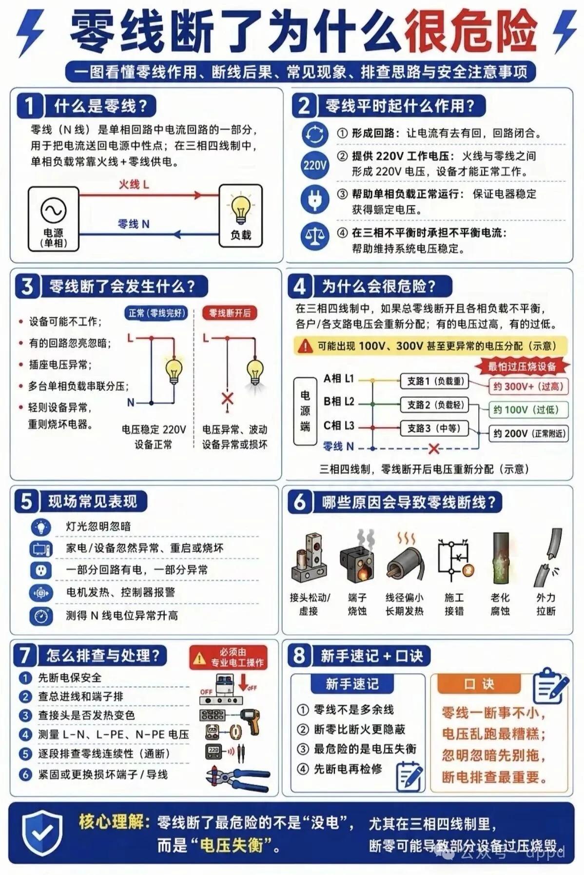 零线断了为什么很危险？