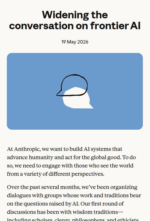 Anthropic 新研究认为，前沿 AI 已不仅是代码问题，更是品格问题，需要
