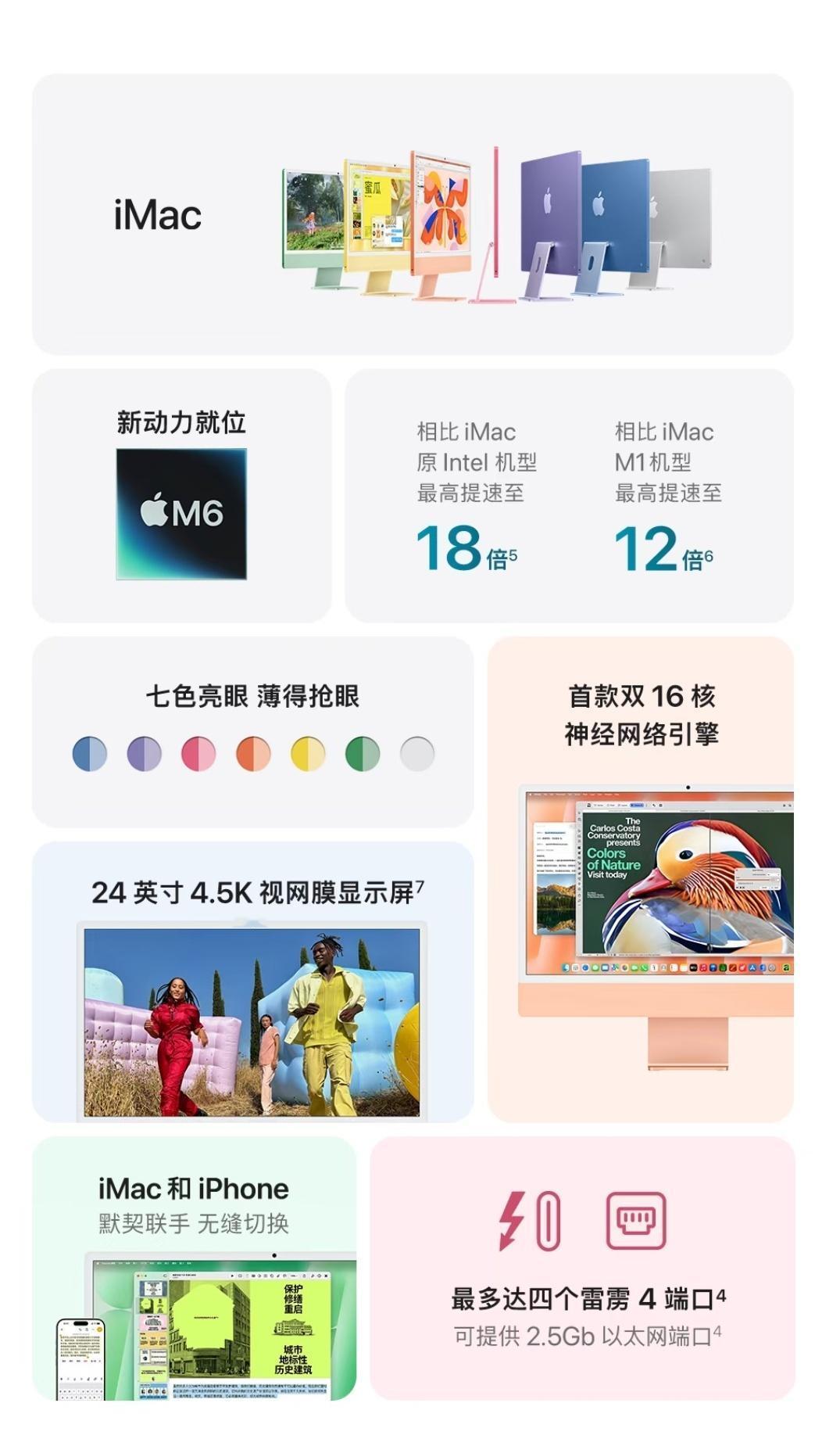 苹果大晚上更新了 Macbook Pro 和 iMac

模具没变，就是更新了 