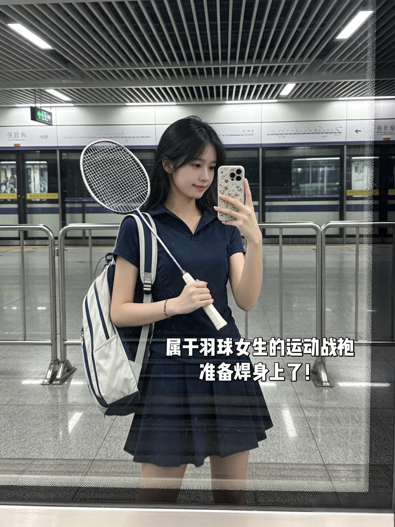 属于羽球女生的运动战袍
准备焊身上了！
