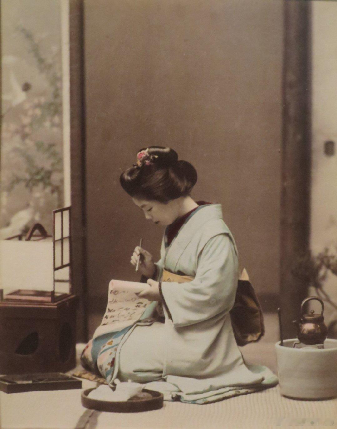 西洋历史文化鱼缸[超话] 历史知识 日本画家、摄影师小川一真（1860-1929
