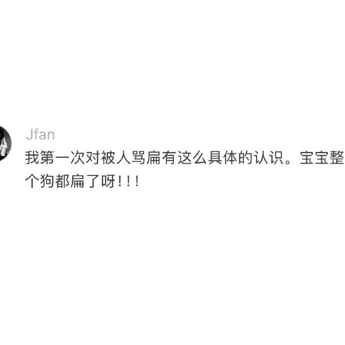 骂扁的样子具象化了 ​ ​​​