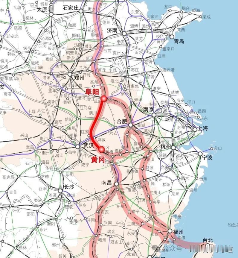 天南地北大拜年此前，京港通道经合肥的东线虽已建成，但实际走的是“商合杭高铁+合安