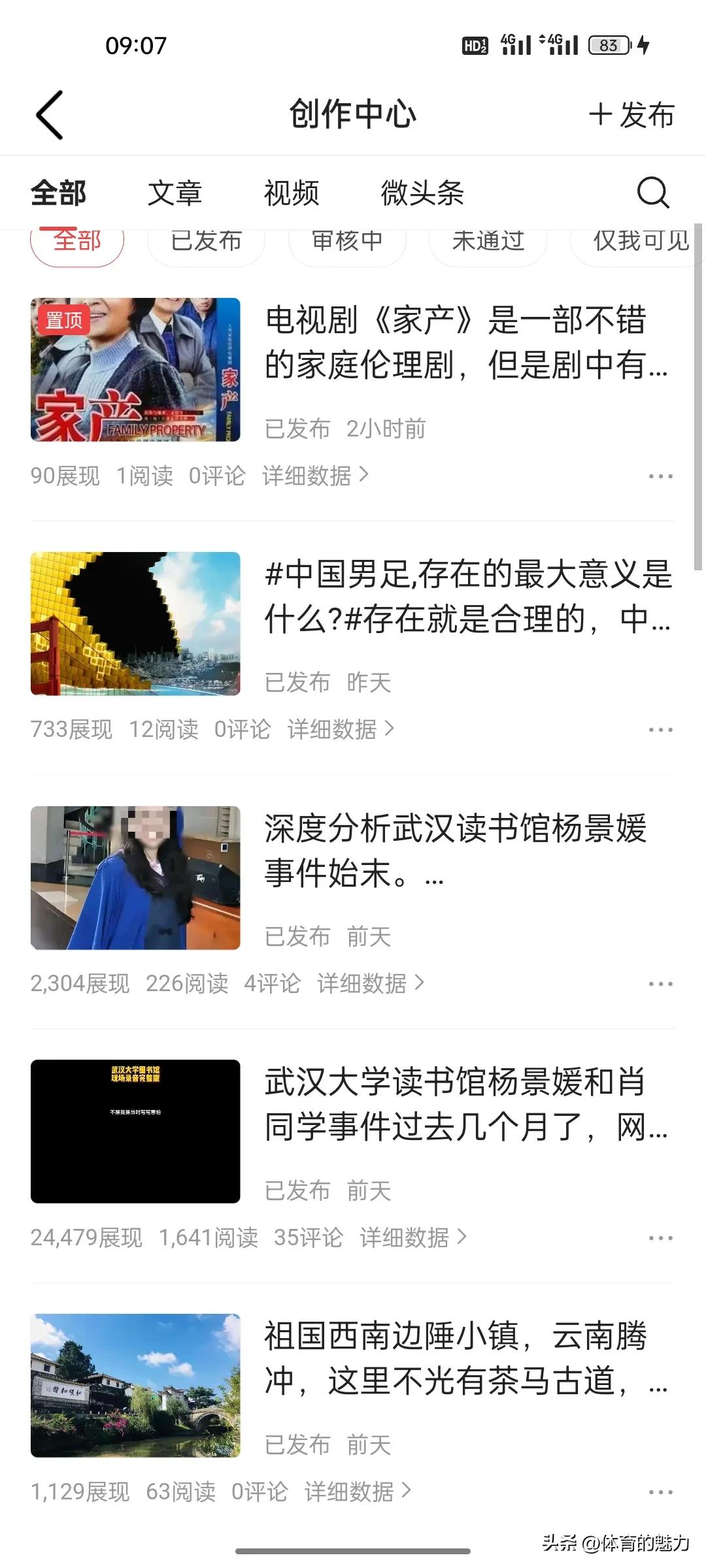 最近在头条的作品数据有点辣眼睛，阅读量破千都成奢望，更不谈收益了。
还收到头条邀