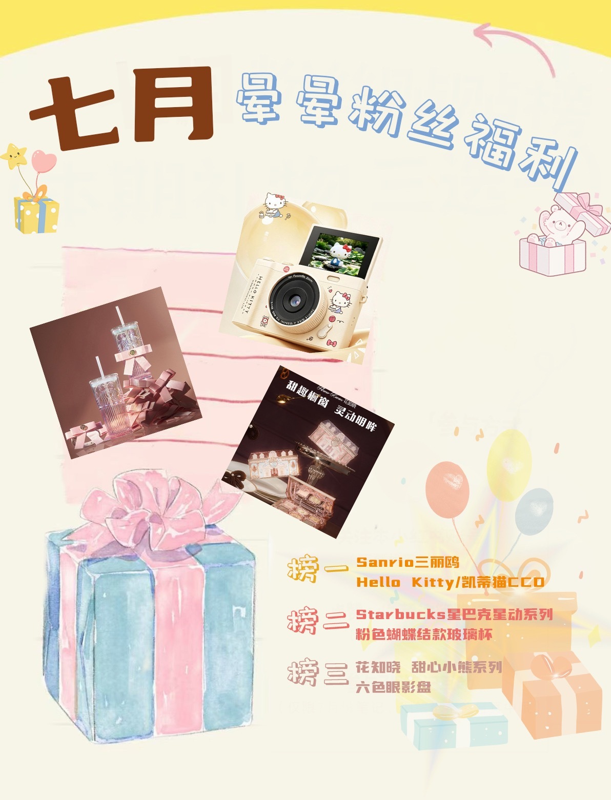 不知不觉7月啦，晕晕isssy的「7月互动榜」也如约而至！‼️ 🎁我这次准备了