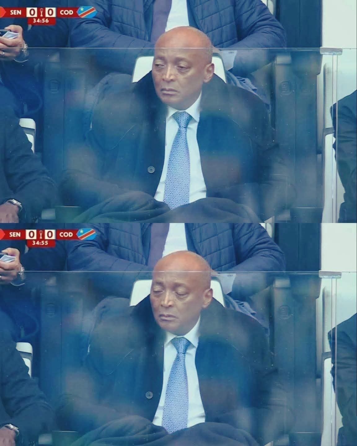 非洲足联主席帕特里斯·莫特塞佩几乎观看了2025年非洲杯的每一场比赛。他看起来很