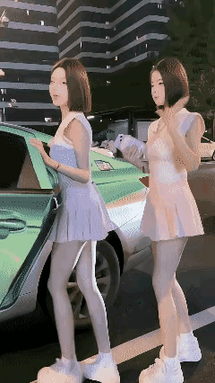 小姐姐们下班了