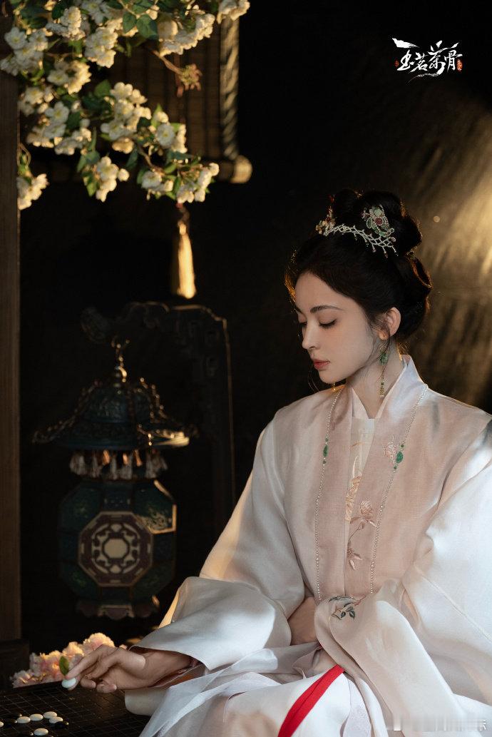 娜扎古装美格外夺目，妆造常成焦点。《玉茗茶骨》中荣善宝以女茶王登场，盼娜扎赋予角