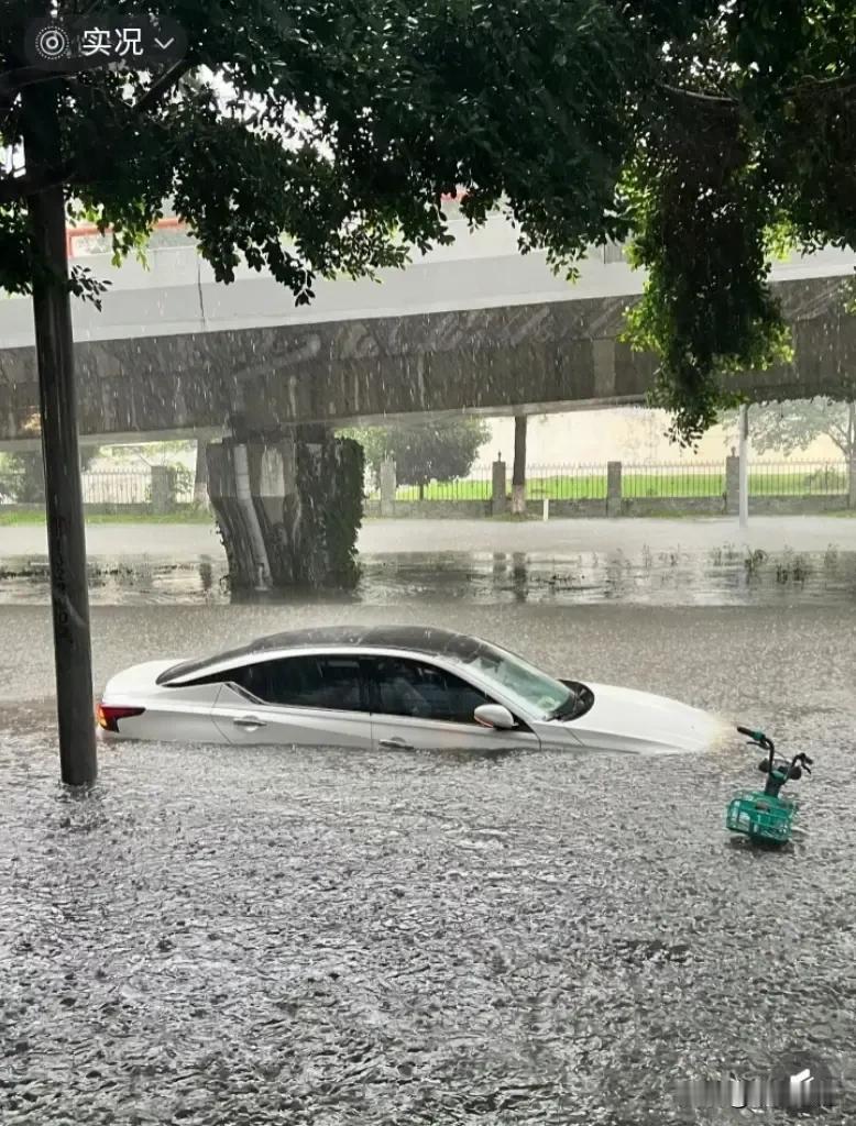 7月11日，这回四川遭殃了，没等来台风，却等来了突如其来的暴雨，成都很多二层都淹