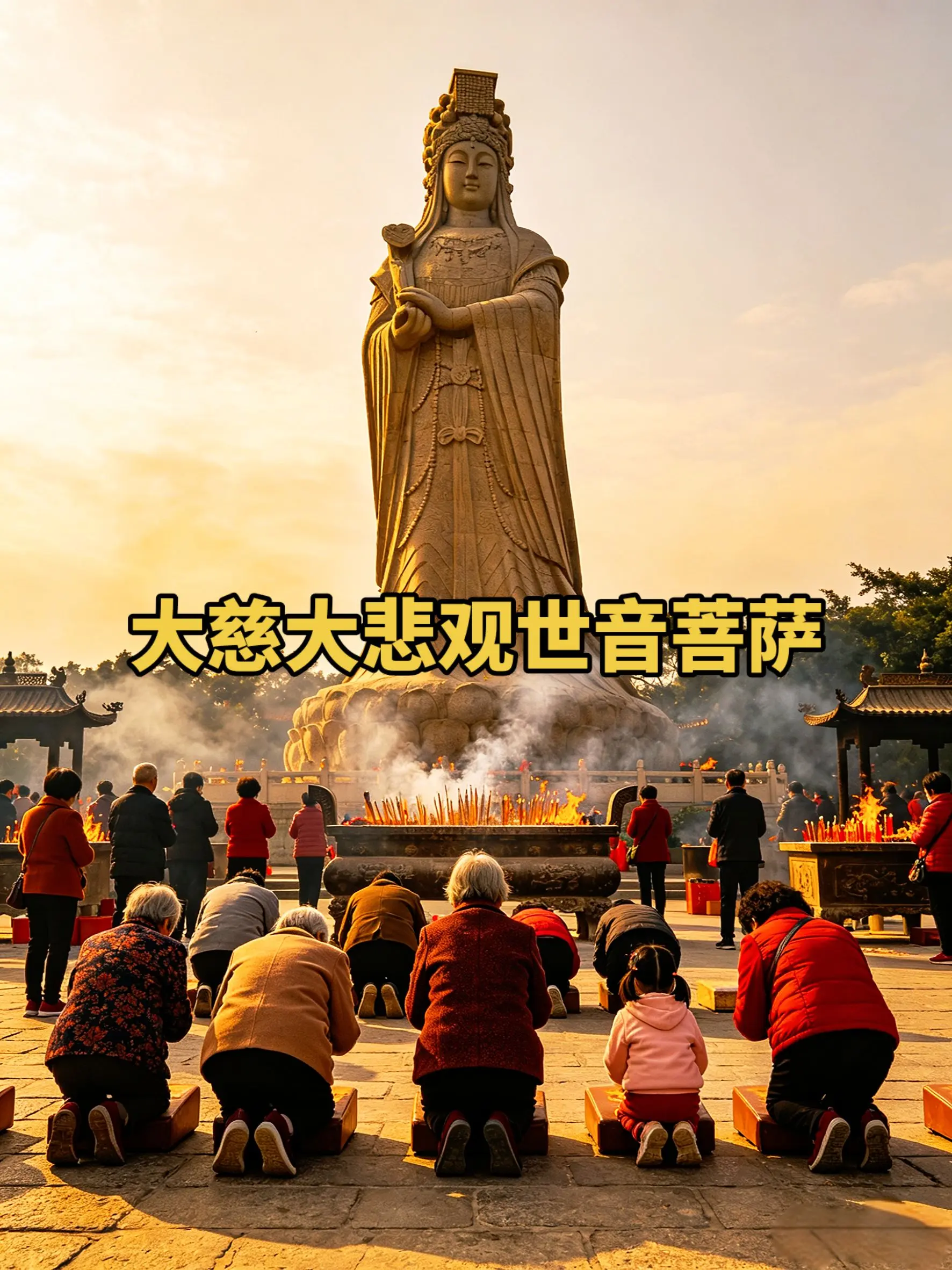 见者有福，平安顺遂 心怀敬畏，步步虔诚，岁岁皆安